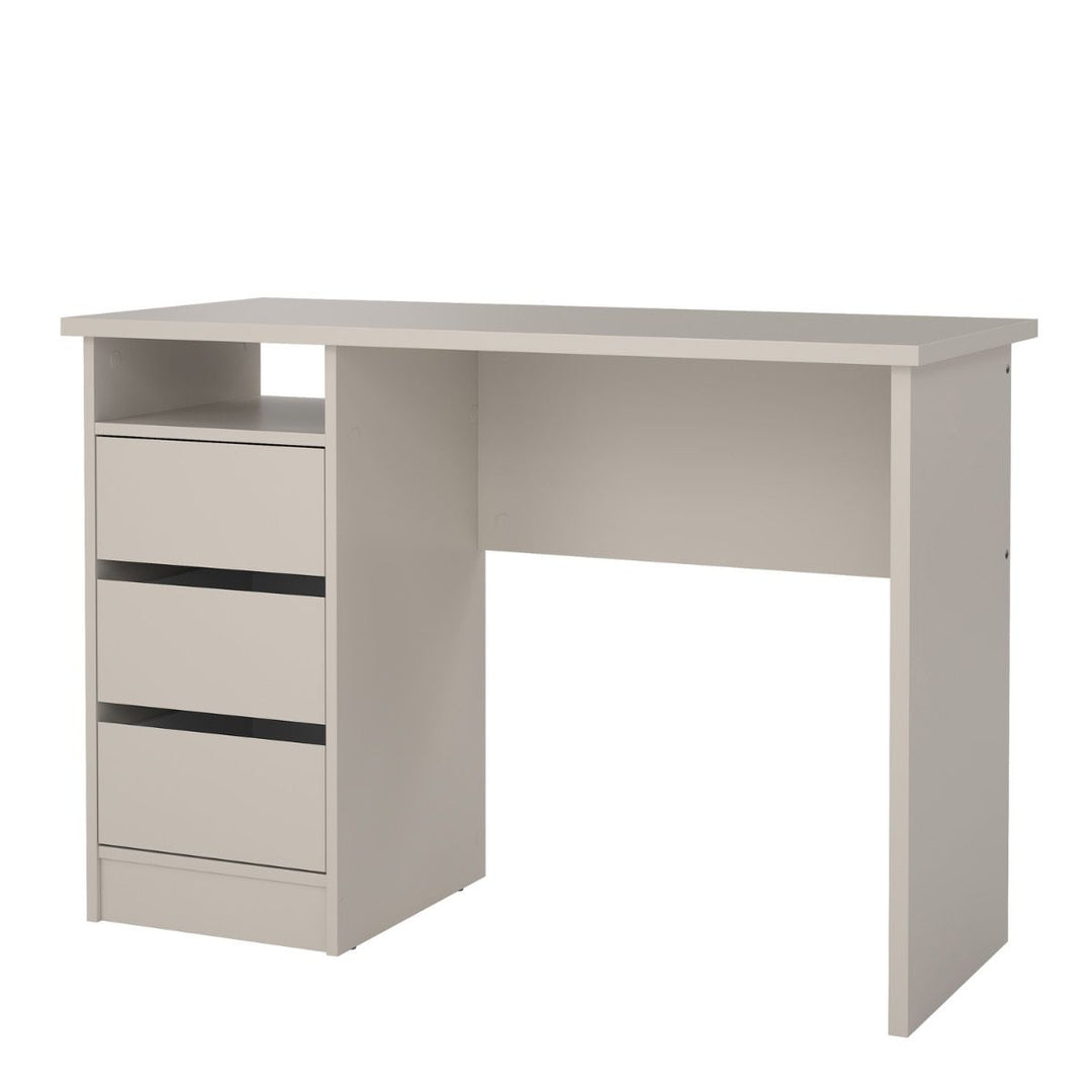 Function Plus Desk 3 Drawers in Cashmere