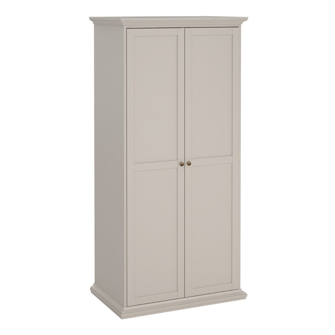 Paris Wardrobe with 2 Doors in Cashmere