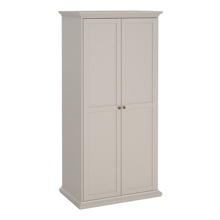 Paris Wardrobe with 2 Doors in Cashmere