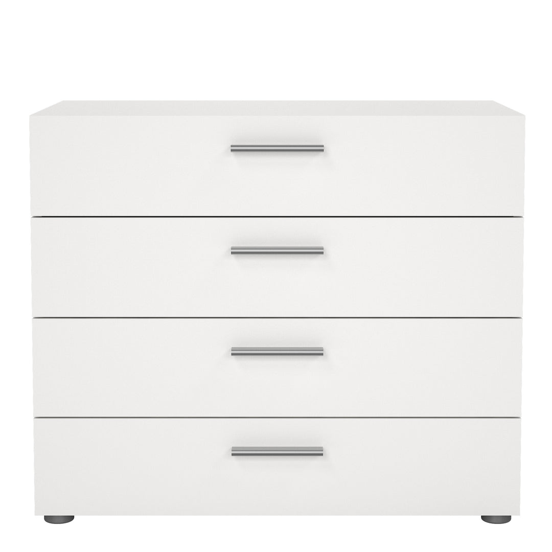 Pepe Chest of 4 Drawers in White