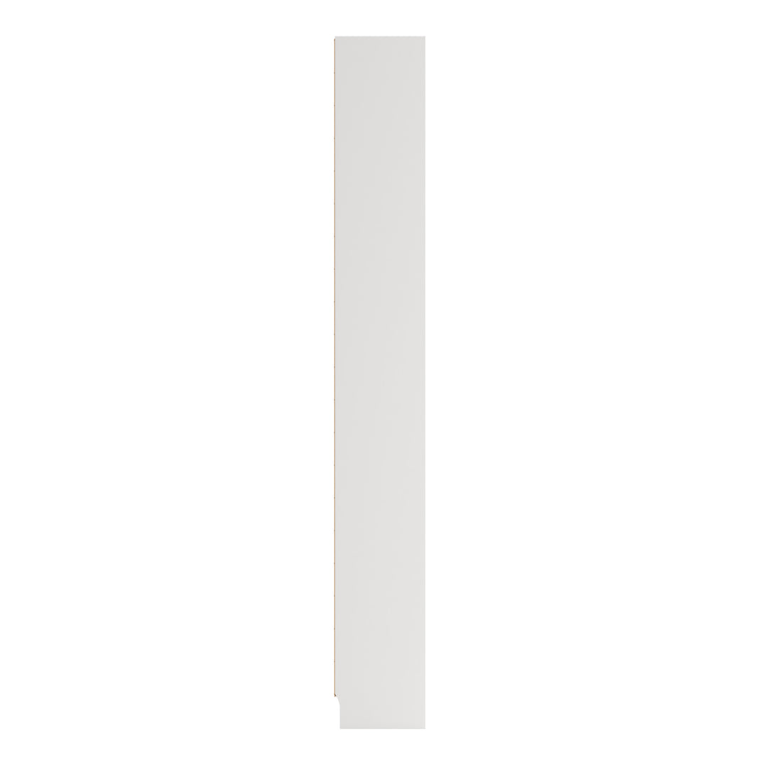 Basic Tall Wide Bookcase 4 Shelves in White