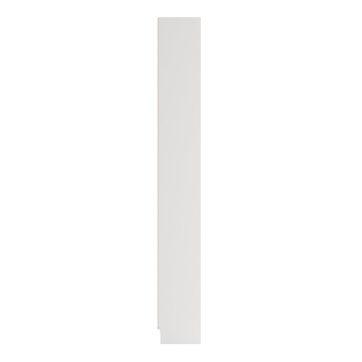 Basic Tall Wide Bookcase 4 Shelves in White