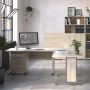Prima Office Storage with 2 Drawers and 2 File Drawers in Oak
