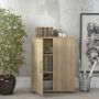 Prima Bookcase with 2 Shelves and 2 Doors in Oak