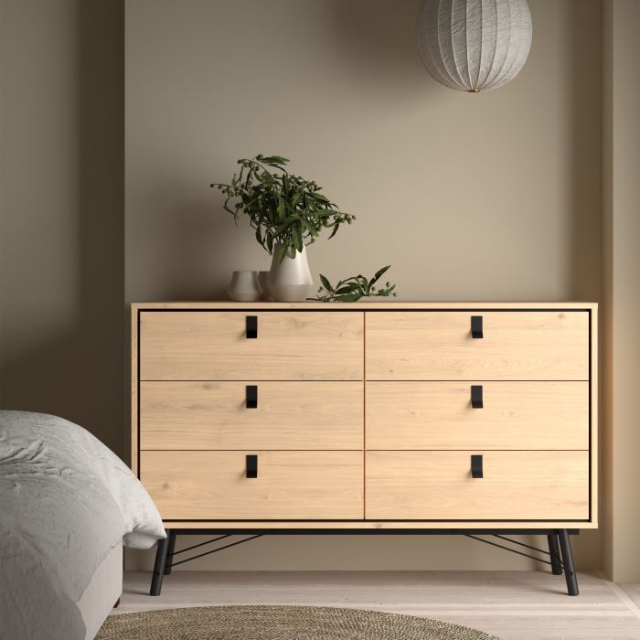 White 6 Drawer Chest – Paris Collection