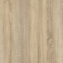Shoes Cabinet with 4 Flip Doors and Mirror Door in Oak Structure