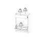 Shoe Cabinet with 2 Flip-Down Doors and 1 Drawer in Matt Black Finish