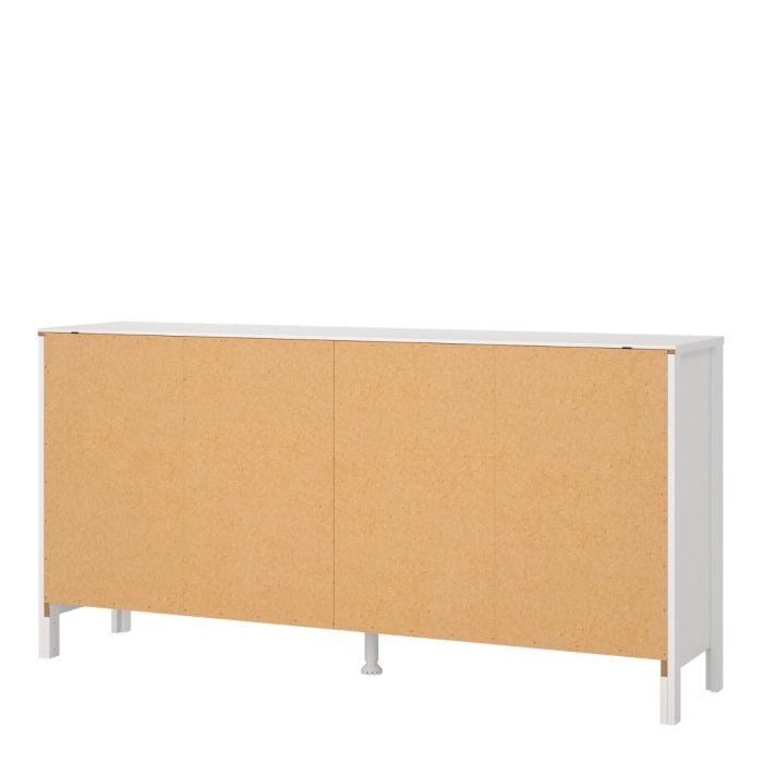 White Shabby Chic Multi-Coloured 13 Drawer Chest – Thais Collection