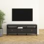 Barcelona TV Unit with 3 Drawers in Matte Black Finish