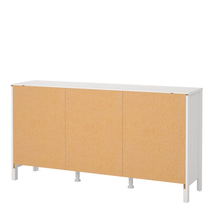 Barcelona Sideboard 2 Doors + 3 Drawers in White