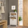 Barcelona Shoe Cabinet with 2 Flip-Down Doors in Cashmere Finish