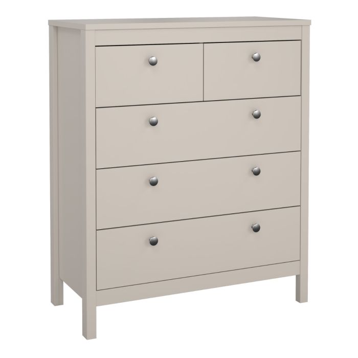 Madrid Chest 3+2 Drawers in Cashmere