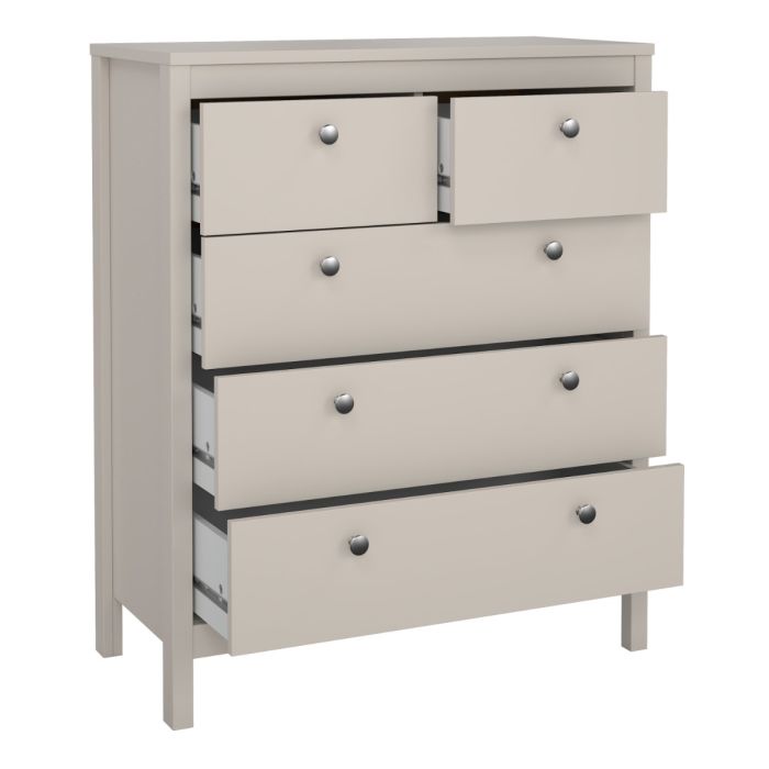 Madrid Chest 3+2 Drawers in Cashmere
