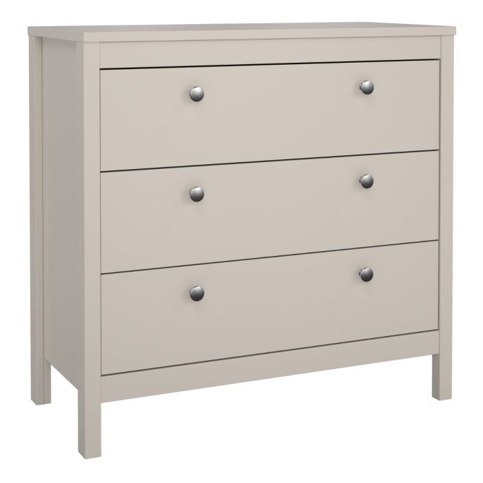 Madrid Chest 3 Drawers in Cashmere