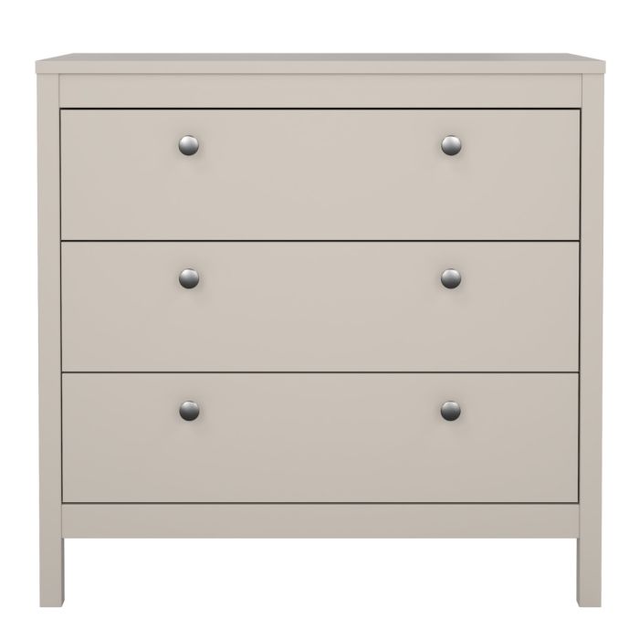 Madrid Chest 3 Drawers in Cashmere
