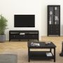 Madrid TV Unit with 3 Drawers in Matte Black Finish