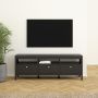 Madrid TV Unit with 3 Drawers in Matte Black Finish
