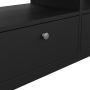 Madrid TV Unit with 3 Drawers in Matte Black Finish