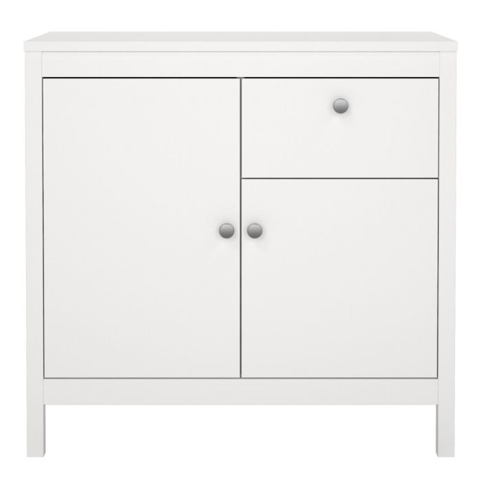 Madrid Sideboard 2 Doors 1 Drawer in White