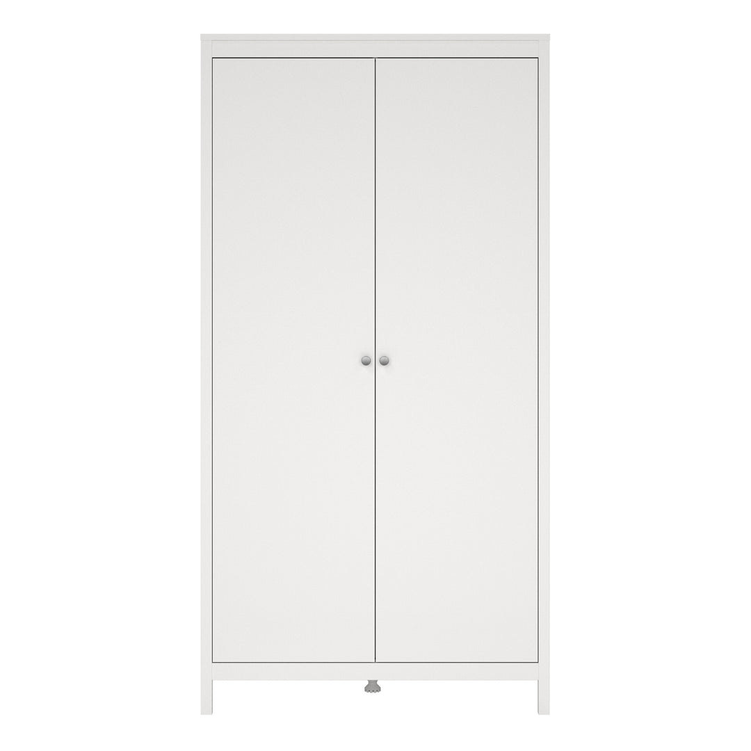 Madrid Wardrobe with 2 Doors in White
