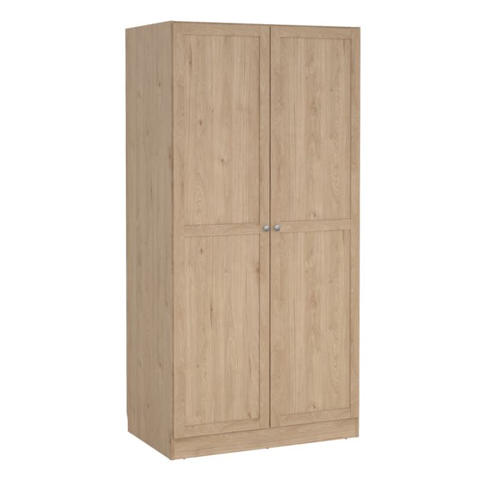Brande Wardrobe 2 Frame Doors in Jackson Hickory