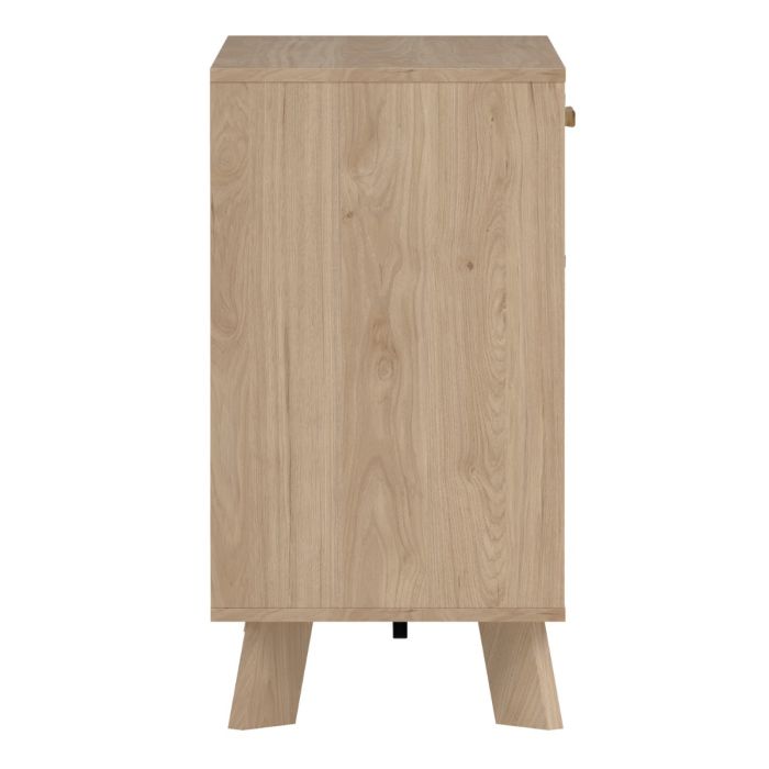 Ikast Sideboard 2 Doors 1 Drawer in Jackson Hickory and White