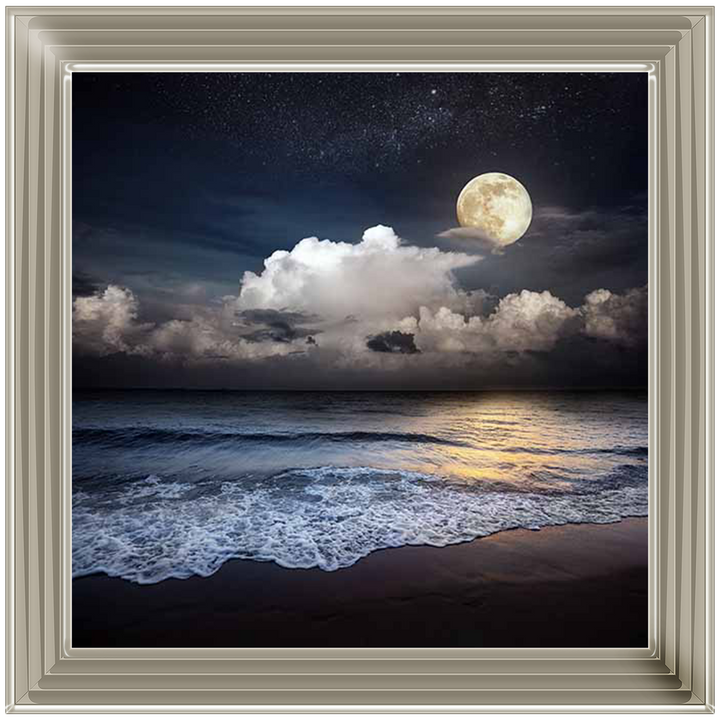 LS295 Full Moon At Twilight ||