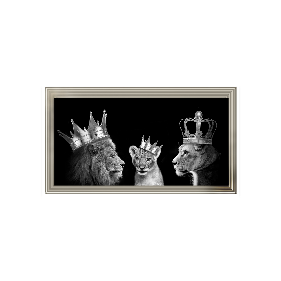 Lion trio family (Silver Crowns)