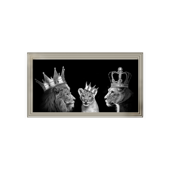 Lion trio family (Silver Crowns)