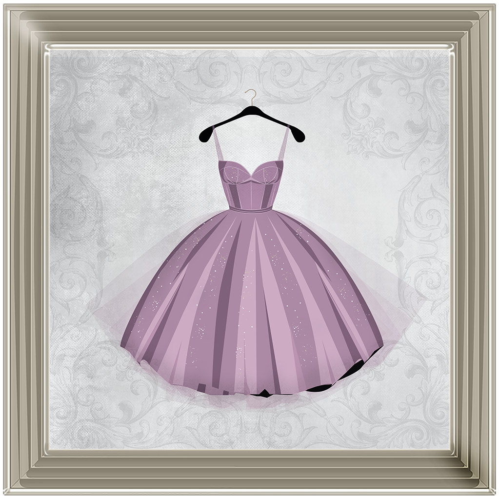 FS117 Pink Dress shimmer
