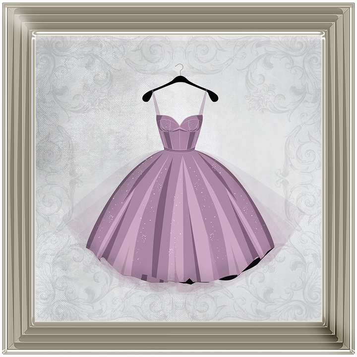 FS117 Pink Dress shimmer