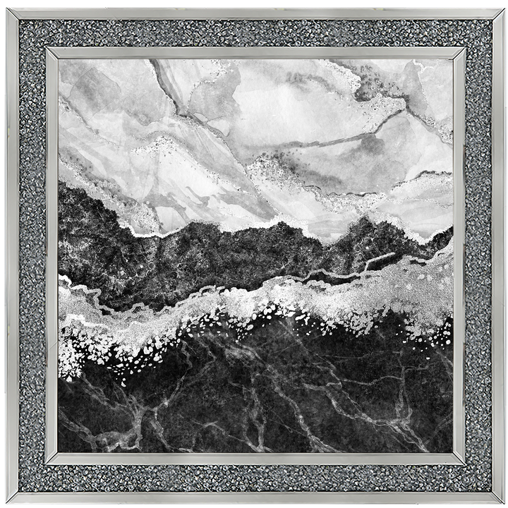 AB151 Abstract Black & Grey IV