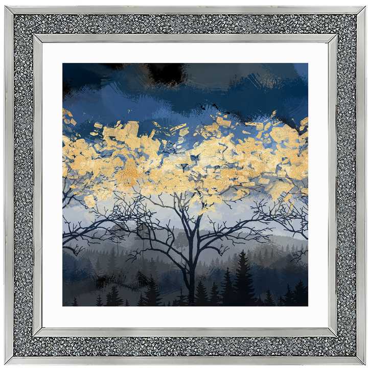 LS195 Lone Blue Tree