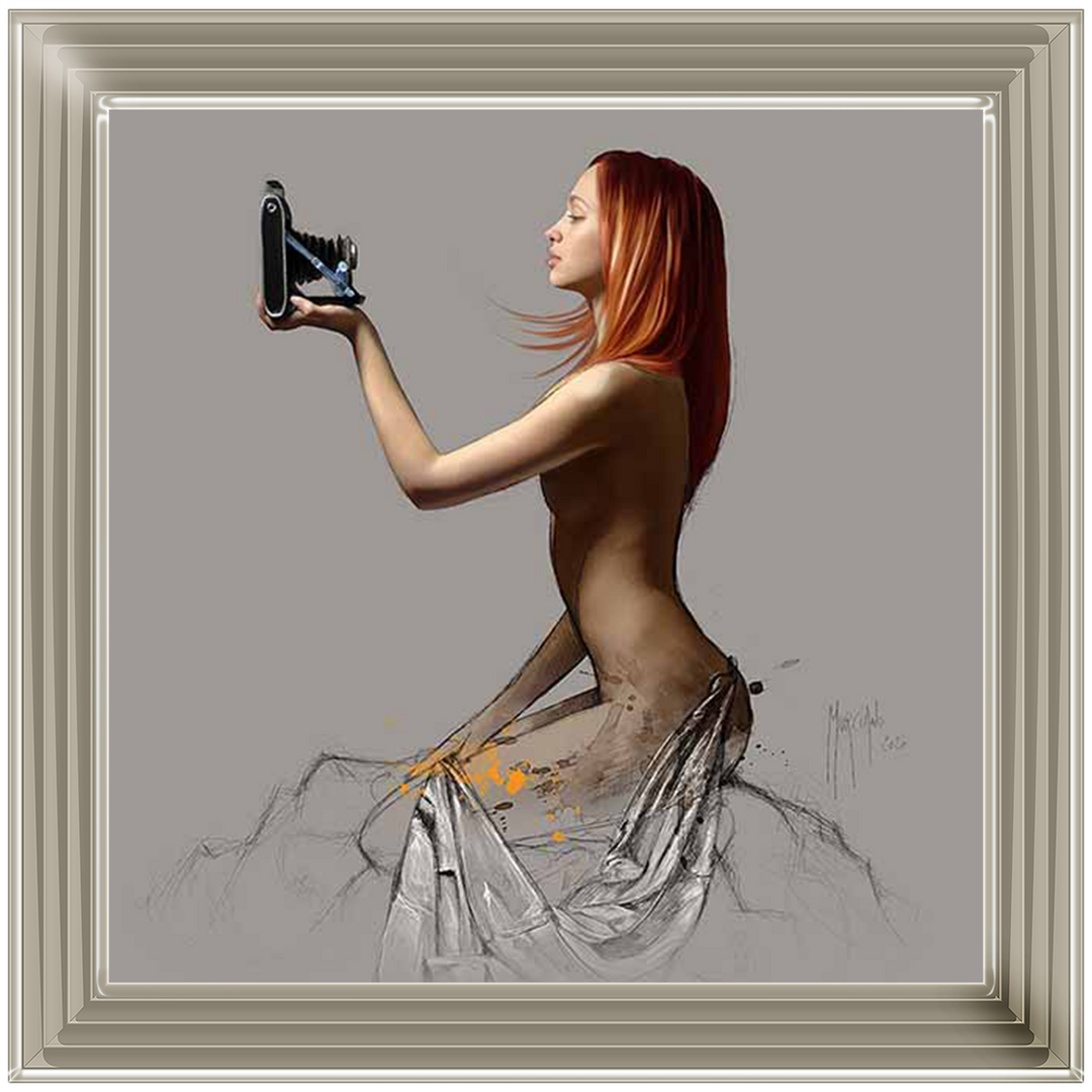Nude Selfie Sketch