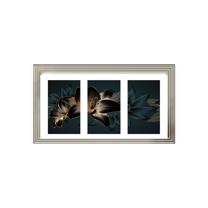 FL242 Black and blue beauty flower