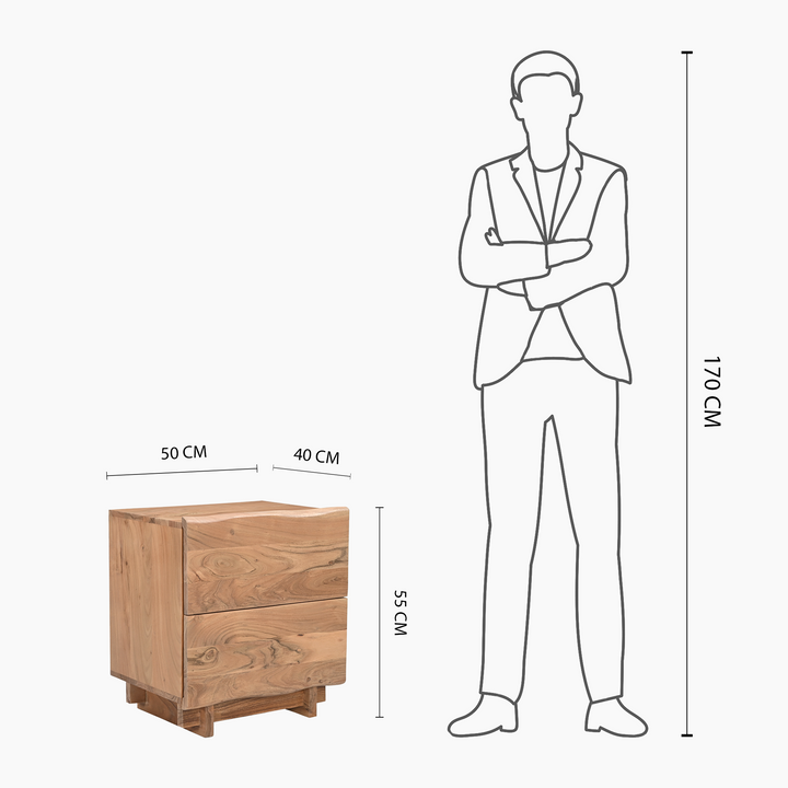 Davis Two-Drawer Accent Table