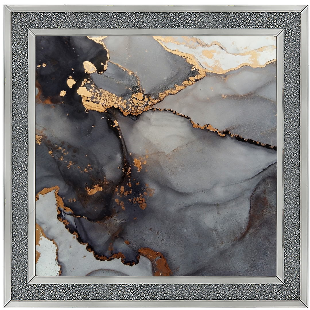 AB171 Abstract Black & Gold V