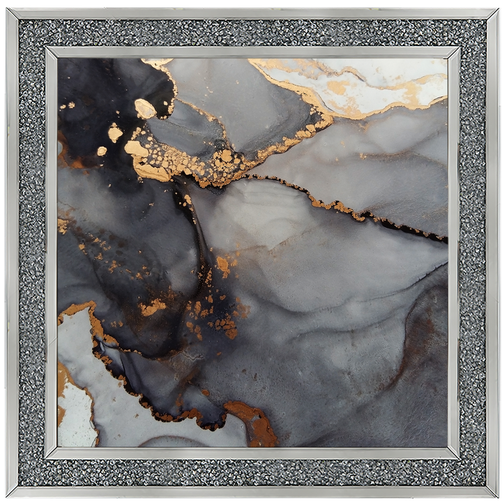 AB171 Abstract Black & Gold V