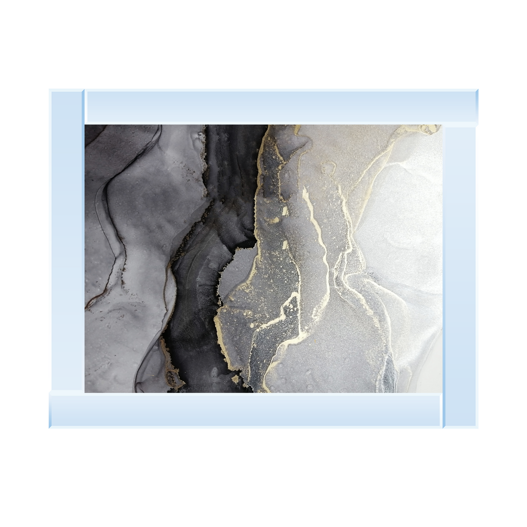 AB148 Abstract Black & Grey