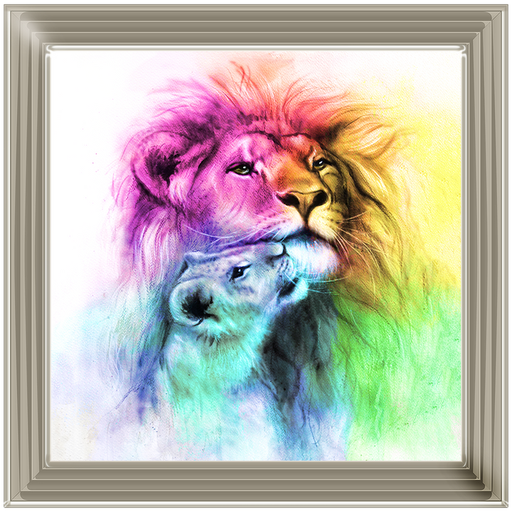 Proud Father Lion