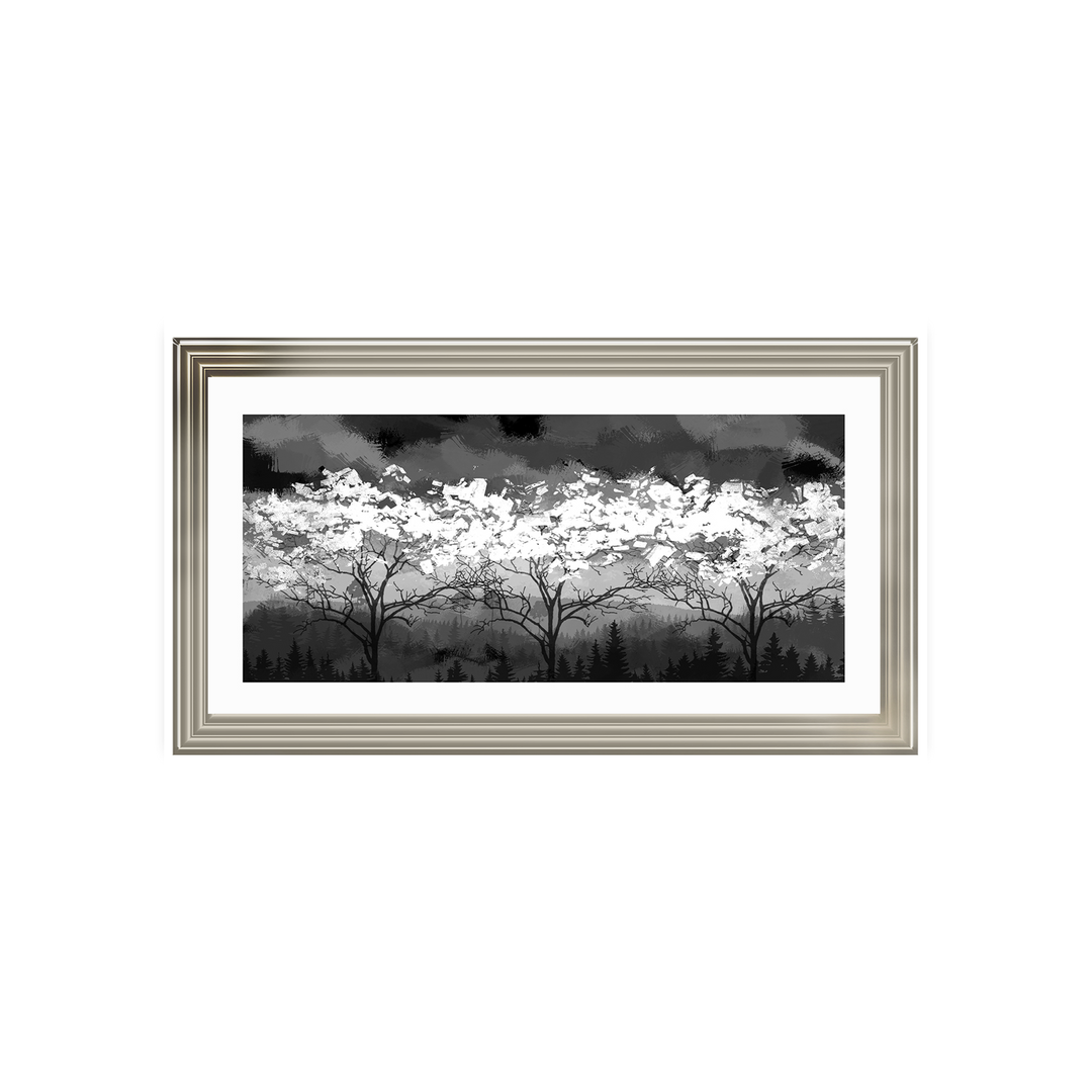 LS200 Black and white forest