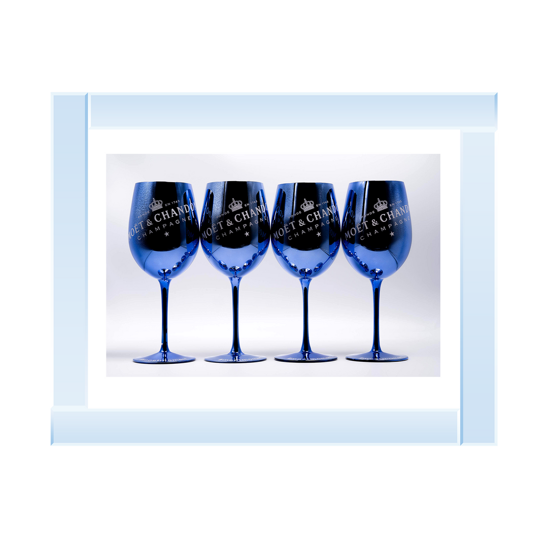 Moet Glasses - Blue