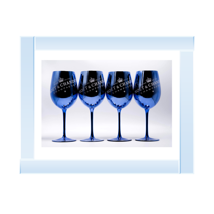 Moet Glasses - Blue