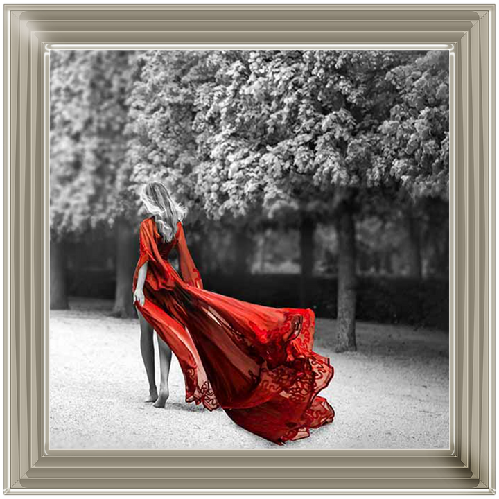 Red Elegant Walk