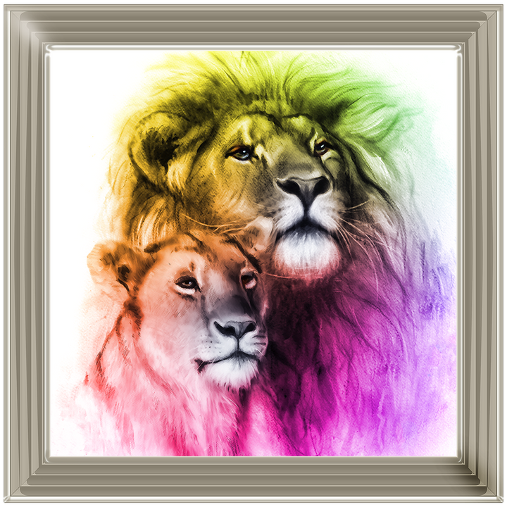 AN431 Proud Lion Couple