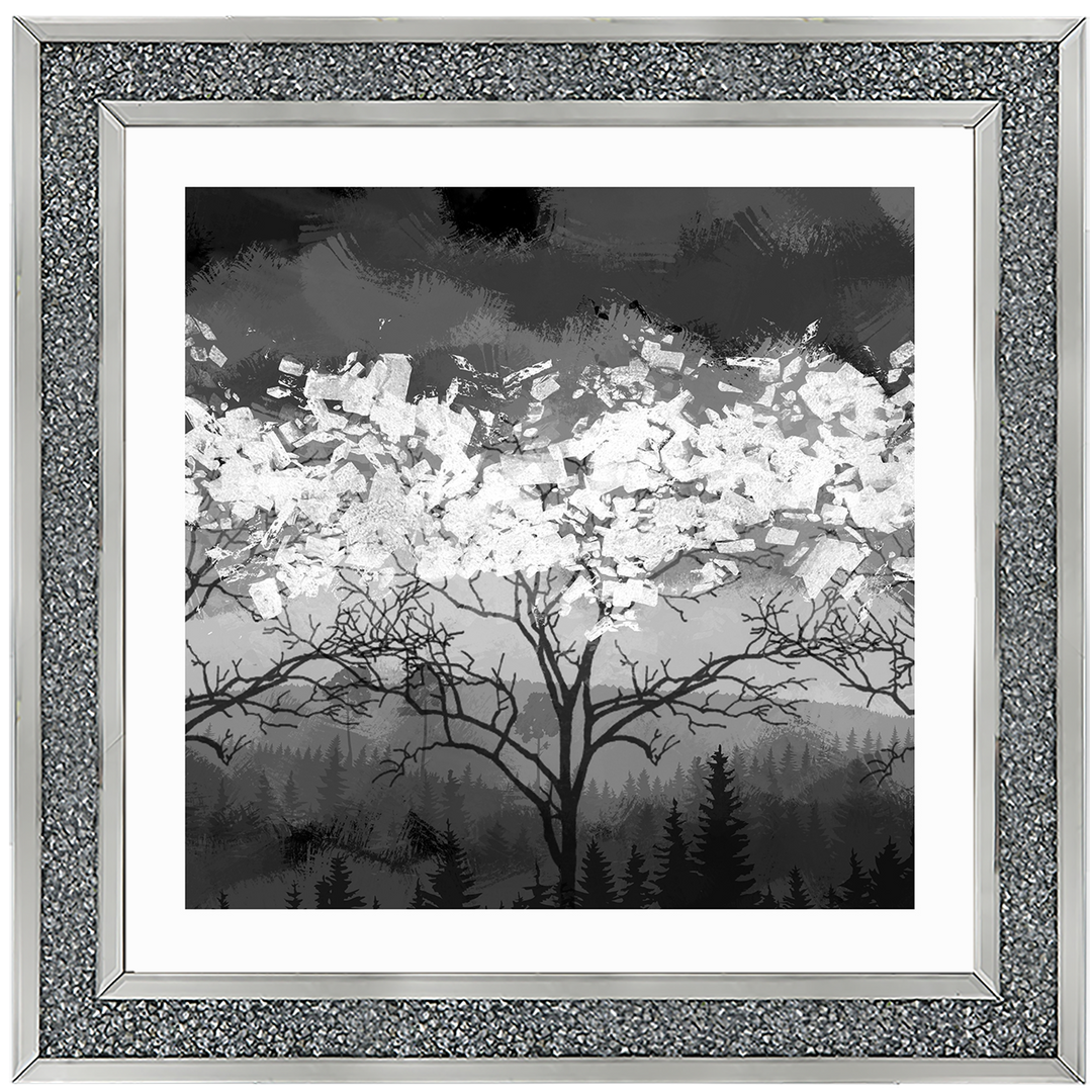 LS199 Lone Black & White Tree