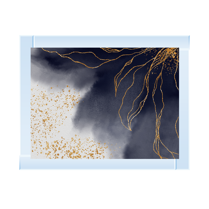 AB152 Abstract Black & Grey I