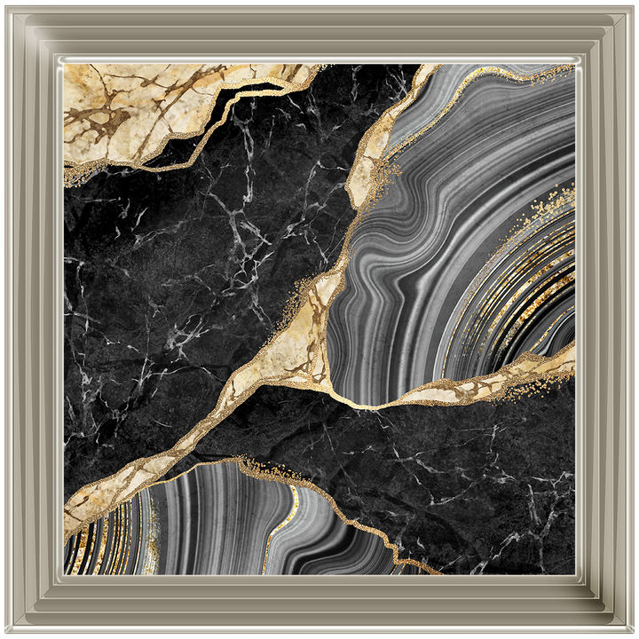 AB156 Black & Gold Marble