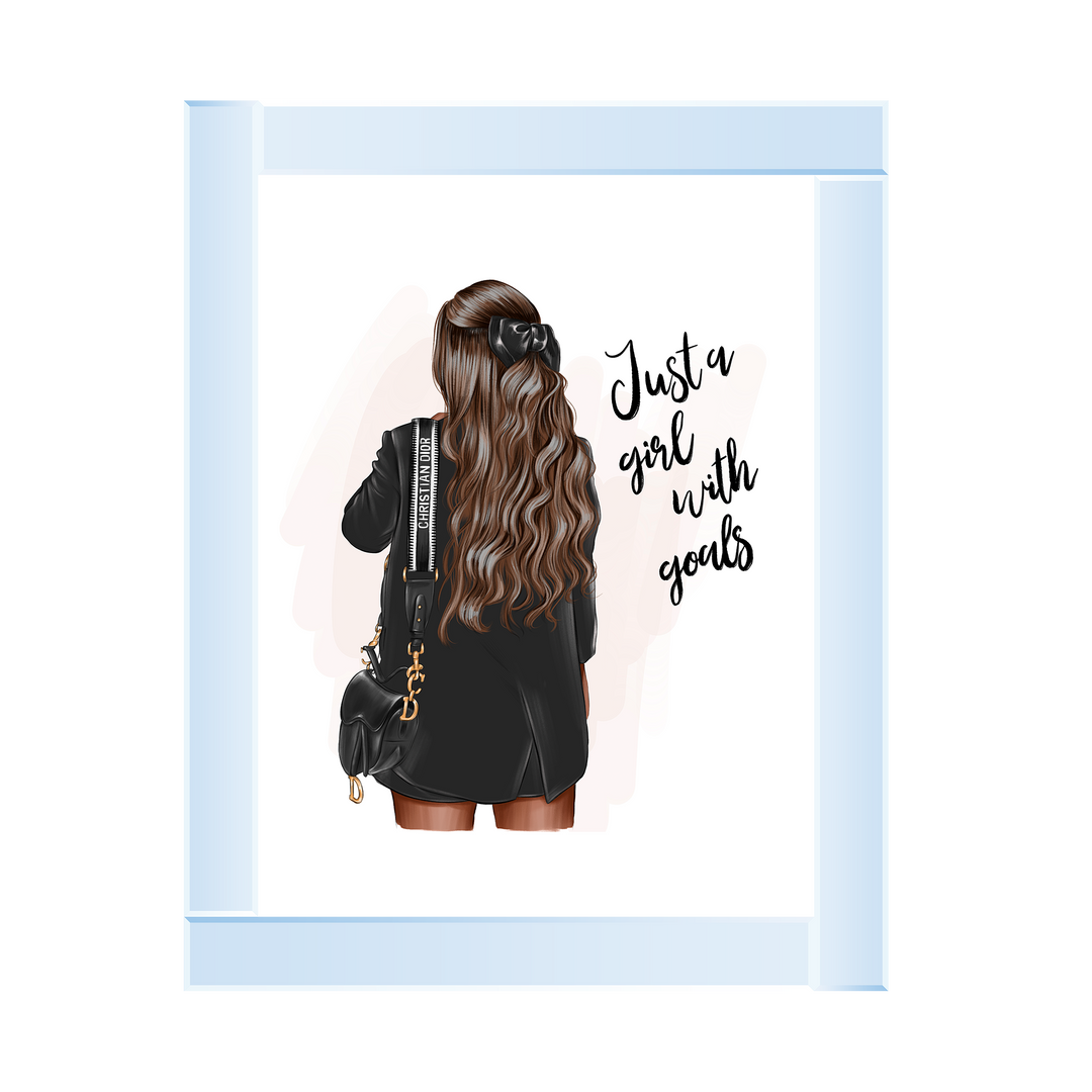 Copy of Girl with goals (Brunette)