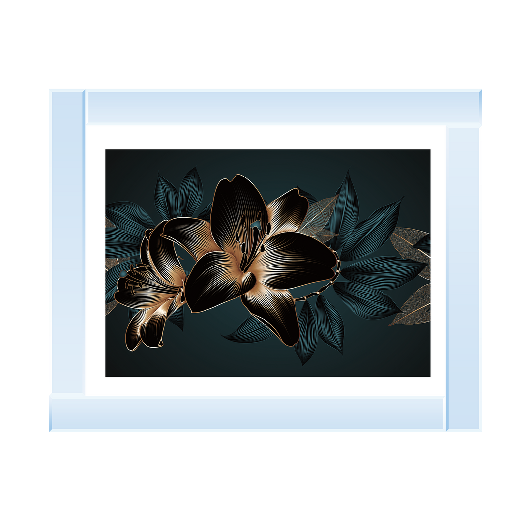 FL240 Black beauty flower II